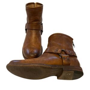 Frye Philip Harness Boots 7 Brown. Coastal cowgirl western